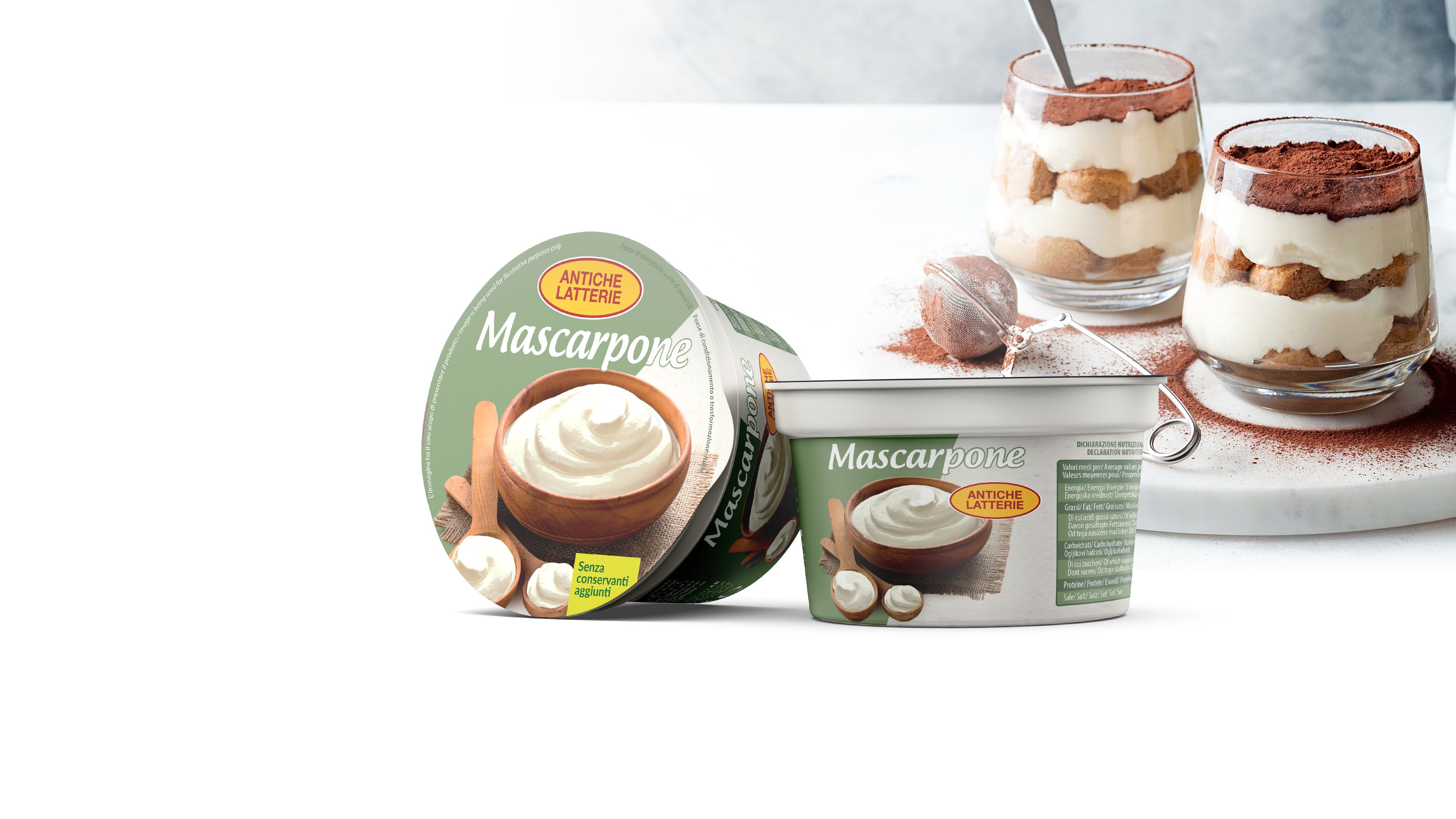 Mascarpone cremoso<br>perfetto per dolci