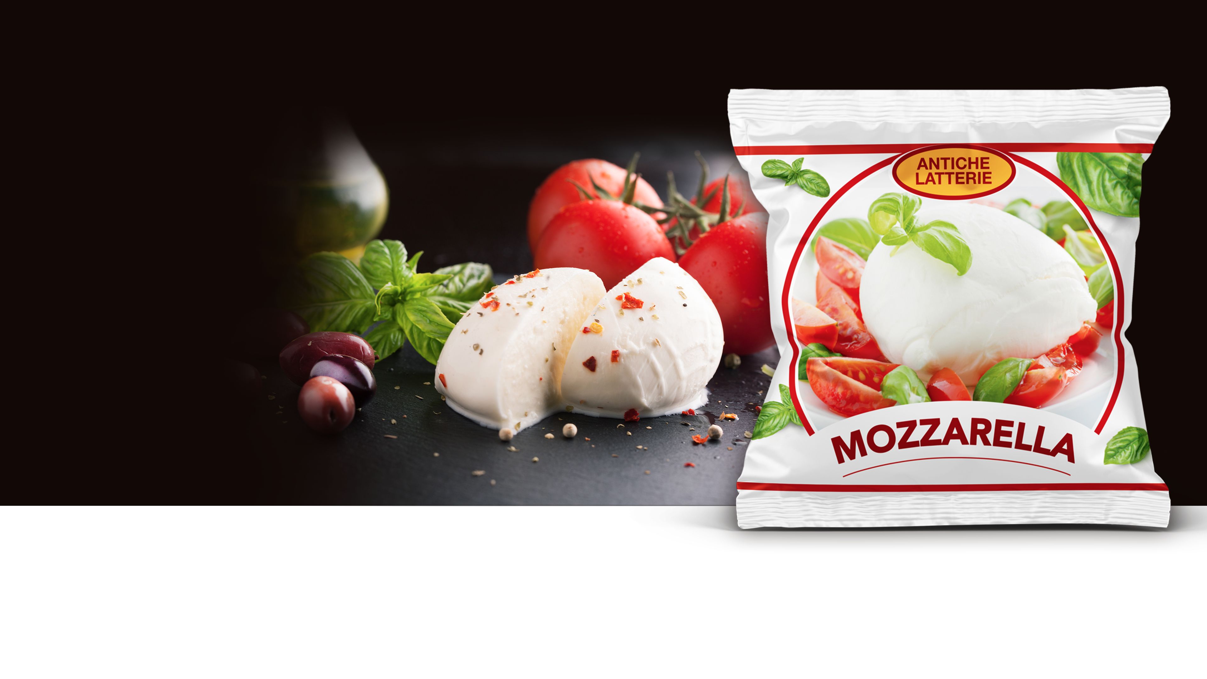 Fresh Mozzarella<br>in various sizes