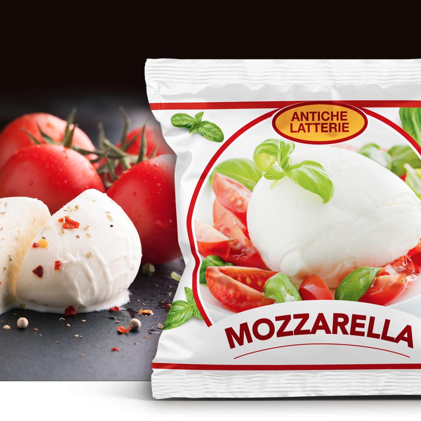 Fresh Mozzarella<br>in various sizes